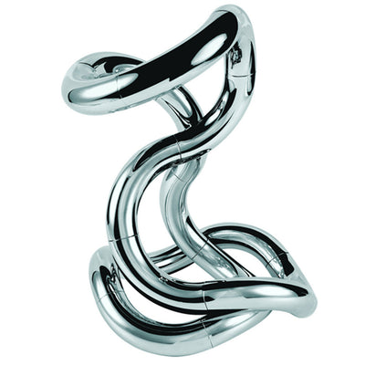 Tangle Museum Chrome – rörlig skulptur i krom