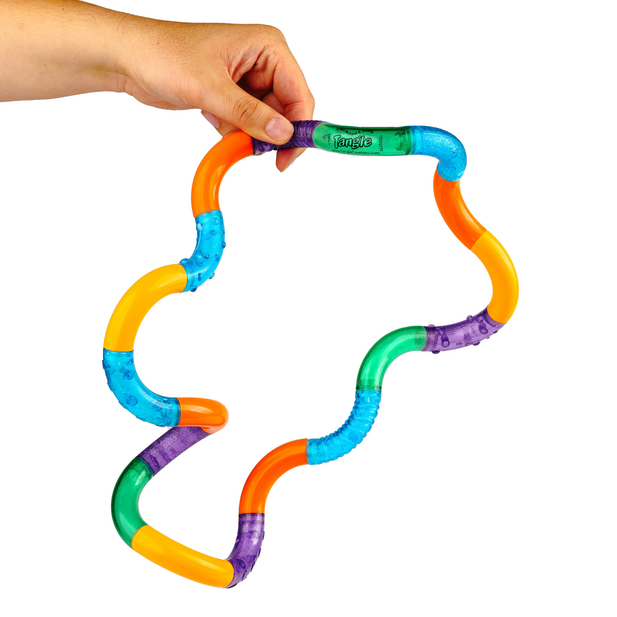 Tangle Original Textured – stor fidget med struktur