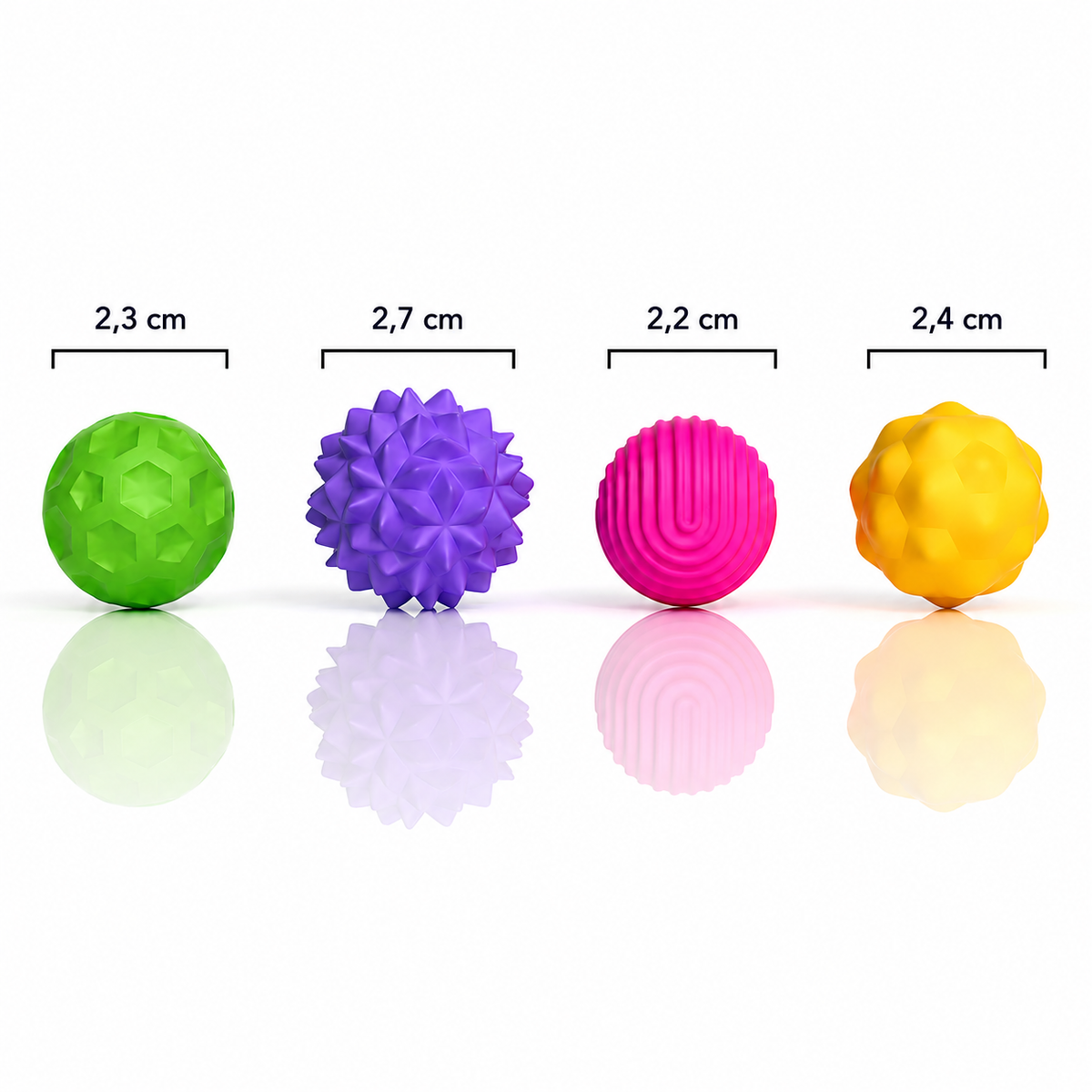 Magneettiset aisteja stimuloivat fidget-pallot – pienet